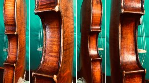 #4 - Italian labelled violin NERO AIODANTE, Repaired in Ohio, USA in 1930 READ!