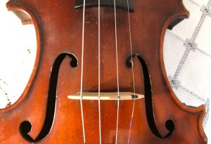 Old violin,First National Institute of Violin, Stradivarius Copy, Made in Germany